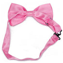 Mens Fashion Wedding Suit Tuxedo Charms Adjustable Neckband Bowtie Necktie Clothing Accessory Gift - Light Pink
