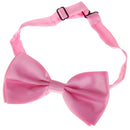 Mens Fashion Wedding Suit Tuxedo Charms Adjustable Neckband Bowtie Necktie Clothing Accessory Gift - Light Pink