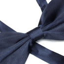 Mens Party Wear Fashion Wedding Suit Tuxedo Charms Adjustable Neckband Bowtie Necktie Clothing Accessory Gift - Dark Blue