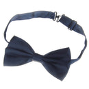 Mens Party Wear Fashion Wedding Suit Tuxedo Charms Adjustable Neckband Bowtie Necktie Clothing Accessory Gift - Dark Blue