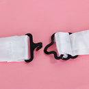 Mens Tuxedo Bow Tie Bowtie Necktie Adjustable Neckband Bowtie Dress Neck Charms Tie - White