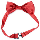 Men's Tuxedo Bow Tie Satin Tie Bowtie Necktie Party Wedding Tie Red