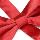 Men's Tuxedo Bow Tie Satin Tie Bowtie Necktie Party Wedding Tie Red