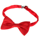 Men's Tuxedo Bow Tie Satin Tie Bowtie Necktie Party Wedding Tie Red