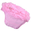 Lovely Baby Girl Ruffle Bloomers Pants Diaper Cover 0-2 years S Pink