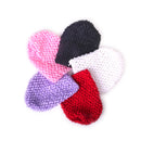 Baby Infant Soft Stretchable Stylish Ribbon Crochet Beanie Hat Cap Pink