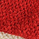 Soft Stretchable Crochet Beanie Cap Hat for Baby Toddler Winter Warm Clothing Accessory Red
