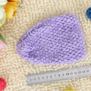 Soft Stretchable Crochet Beanie Cap Hat for Kids Baby Toddler Winter Warm Clothing Accessory - Light Purple