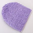 Soft Stretchable Crochet Beanie Cap Hat for Kids Baby Toddler Winter Warm Clothing Accessory - Light Purple