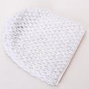 Soft Stretchable Crochet Beanie Cap Hat for Kids Baby Toddler Winter Warm Clothing Accessory- White