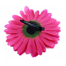 Women Girls Ladies Fashionable African Daisy Hair Flower Wedding Prom Beach Party Accessory Shocking Pink