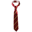 Mens Casual Necktie Narrow Skinny Slim Neck Tie Dark Red Tie with Yellow Stripes