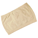 Soft Comfortable Wear Seamless Strapless Wire Free Tube Bra Without Padding For Women Girls Undergarments Clothing Accessory- Beige