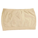 Soft Comfortable Wear Seamless Strapless Wire Free Tube Bra Without Padding For Women Girls Undergarments Clothing Accessory- Beige