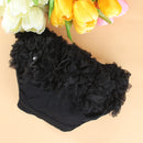 Lovely Baby Girl Ruffle Bloomers Diaper Cover 0-2 years S Black