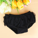 Lovely Baby Girl Ruffle Bloomers Diaper Cover 0-2 years S Black