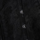Women Satin Corset with Criss Cross Ribbon Laced Back Black