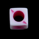 1000 Pcs Acrylic Spacer Beads Square Mixed 6mmx6mm(2/8 inch x2/8 inch) E6X5