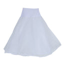 1 Hoop Two Layers Wedding Ball Gown Long Crinoline Petticoat