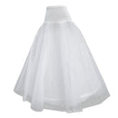 1 Hoop Two Layers Wedding Ball Gown Long Crinoline Petticoat