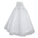 1 Hoop Two Layers Wedding Ball Gown Long Crinoline Petticoat