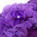 Baby Girl's Pure Cotton Ruffle Pants Bloomers Nappy Cover - S Purple