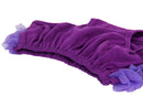 Baby Girl's Pure Cotton Ruffle Pants Bloomers Nappy Cover - S Purple