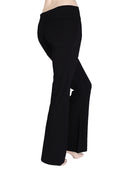 Women Girls Elastic Sports Running Yoga Fitness Gym Pants Black S