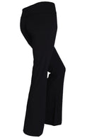 Women Girls Elastic Sports Running Yoga Fitness Gym Pants Black S