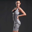 Women Girls Ladies X Shaped Hip Design No Hooks Anti Static Bamboo Body Shaper S-M Grey