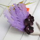 Fashionable Cute Feather Rhinestone Headband Headwear Hair Accessory Purple