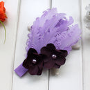 Fashionable Cute Feather Rhinestone Headband Headwear Hair Accessory Purple