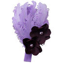 Fashionable Cute Feather Rhinestone Headband Headwear Hair Accessory Purple