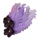 Fashionable Cute Feather Rhinestone Headband Headwear Hair Accessory Purple