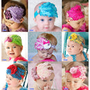 Fashionable Cute Feather Rhinestone Headband Headwear Hair Accessory Baby Pink