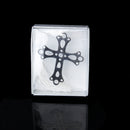 Cross Shaped Bookmark Label With Tassels Stationary Wedding Party Supplies Ceremony Gift Silver