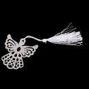 Eagle Shaped Bookmark Label With Tassels Stationary Wedding Party Supplies Ceremony Gift Silver