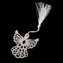 Eagle Shaped Bookmark Label With Tassels Stationary Wedding Party Supplies Ceremony Gift Silver