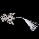 Eagle Shaped Bookmark Label With Tassels Stationary Wedding Party Supplies Ceremony Gift Silver