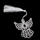 Eagle Shaped Bookmark Label With Tassels Stationary Wedding Party Supplies Ceremony Gift Silver