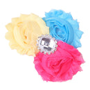 Fashionable Cute Chiffon Flower Headband Headwear Hair Accessory Party Props Blue Yellow Pink