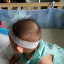 Cute Fashionable Baby Toddler Flower Lace Headband Headwear Hair Accessory Light Blue