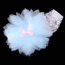 Cute Fashionable Baby Toddler Flower Lace Headband Headwear Hair Accessory Light Blue
