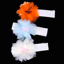 Cute Fashionable Baby Toddler Flower Lace Headband Headwear Hair Accessory Light Blue