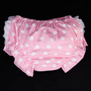 Lovely Baby Girl Ruffle Bloomers Pants Diaper Cover 0-2 years S Pink With Dots