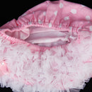 Lovely Baby Girl Ruffle Bloomers Pants Diaper Cover 0-2 years S Pink With Dots