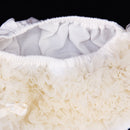 Lovely Baby Girl Ruffle Bloomers Pants Diaper Cover 0-2 years S Creamy