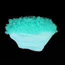 Lovely Baby Girl Ruffle Bloomers Pants Diaper Cover 0-2 years S Aqua Green