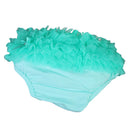Lovely Baby Girl Ruffle Bloomers Pants Diaper Cover 0-2 years S Aqua Green