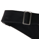 Fashion Elegant Pure Color Korean Style Unisex Cross Bow Tie Black